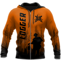 Premium Logger Man Orange Unisex Shirts DL20052017