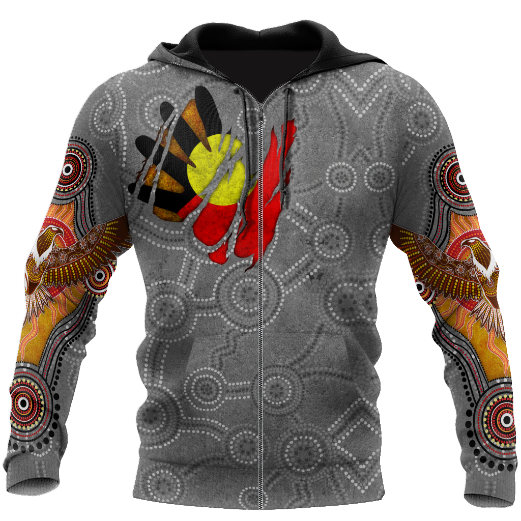 Aboriginal Australia In my heart 3D printed summer shirts