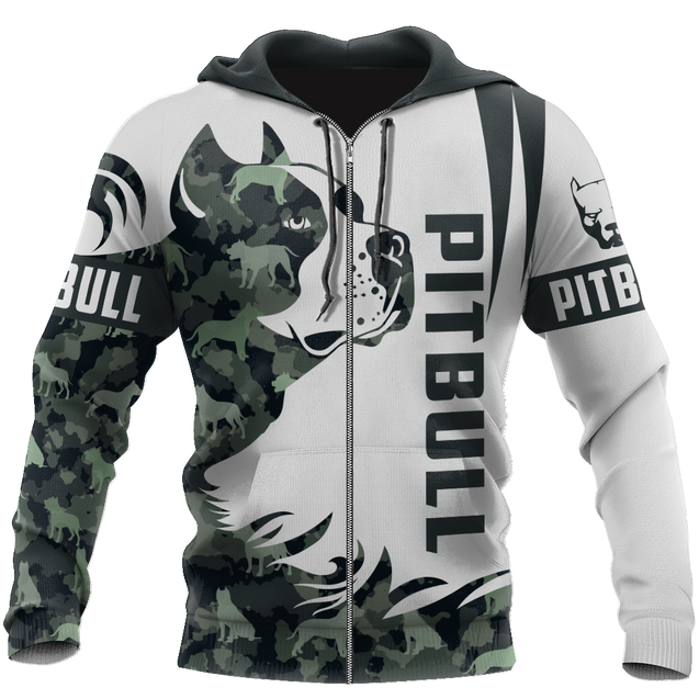 Save A Pit Bull Euthanize A Dog Fighter Camo Hoodie Shirt for Men and Women TR0810203