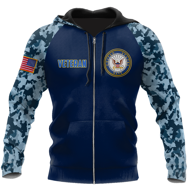 All Over Printed Navy Veteran Hoodie TR2808203-MEI