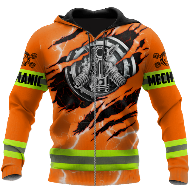 All Over Printed Mechanic Hoodie For Men and Women TRST1610202