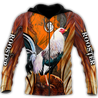 Premium Rooster 3D Printed Unisex Shirts