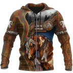 Native Horse 3D All Over Printed Shirts TR130502-Apparel-TA-Zipped Hoodie-S-Vibe Cosy™