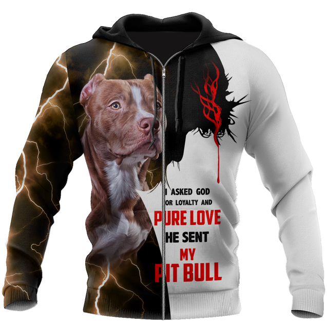 Premium God Sent Me My Pit Bull Unisex Shirts DL1006206