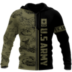 US Army 3D All Over Printed Unisex Shirts