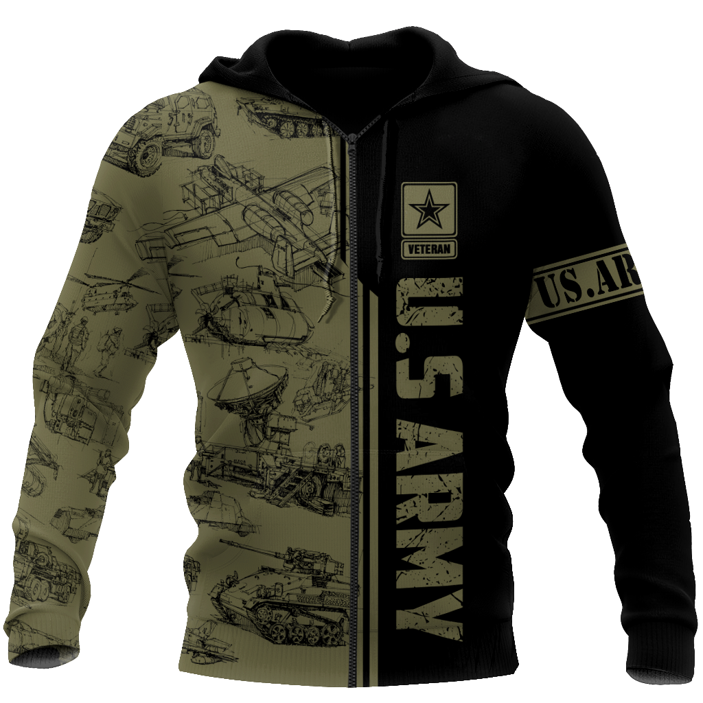 US Army 3D All Over Printed Unisex Shirts