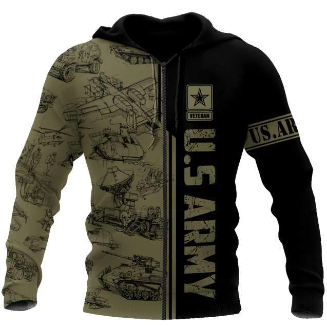 US Army 3D All Over Printed Unisex Shirts