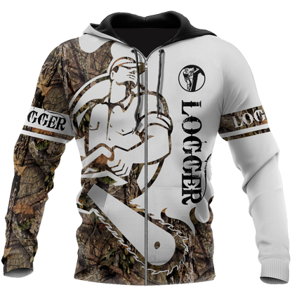 Logger Man Tattoo Camo Unisex Shirts TRST1010201