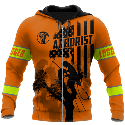America Logger Man Orange Unisex Shirts TR0910205