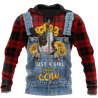 Farmer Style Cow Sunflower 3D All Over Print  Hoodie TR0909203