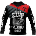 Logger Chainsaw I'm Stop When I Am Done Red Unisex Shirts