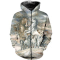 3D All Over Printed Beautiful Horse Racing Art-Apparel-HP Arts-ZIPPED HOODIE-S-Vibe Cosy™