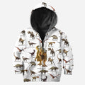 3D All Over Printed Dinosaurs Collection-Apparel-HP Arts-ZIPPED HOODIE-TODDLER 2T-Vibe Cosy™