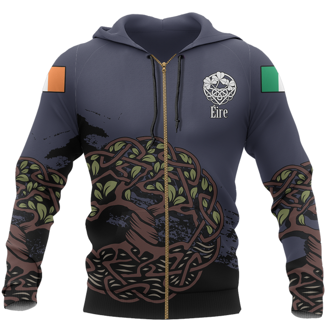 Celtic Tree of Life Hoodie Purple Version Z2-Apparel-HD09-Zip Hoodie-S-Vibe Cosy™