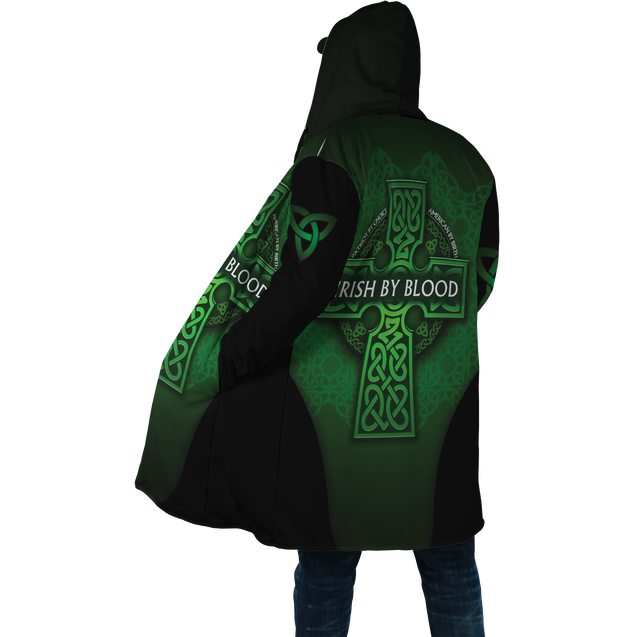 Premium Unisex Hoodie Irish St.Patrick Day Irish By Blood ML