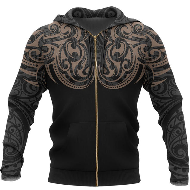 Maori Tattoo Special Zipper Hoodie NVD - Amaze Style™-Apparel